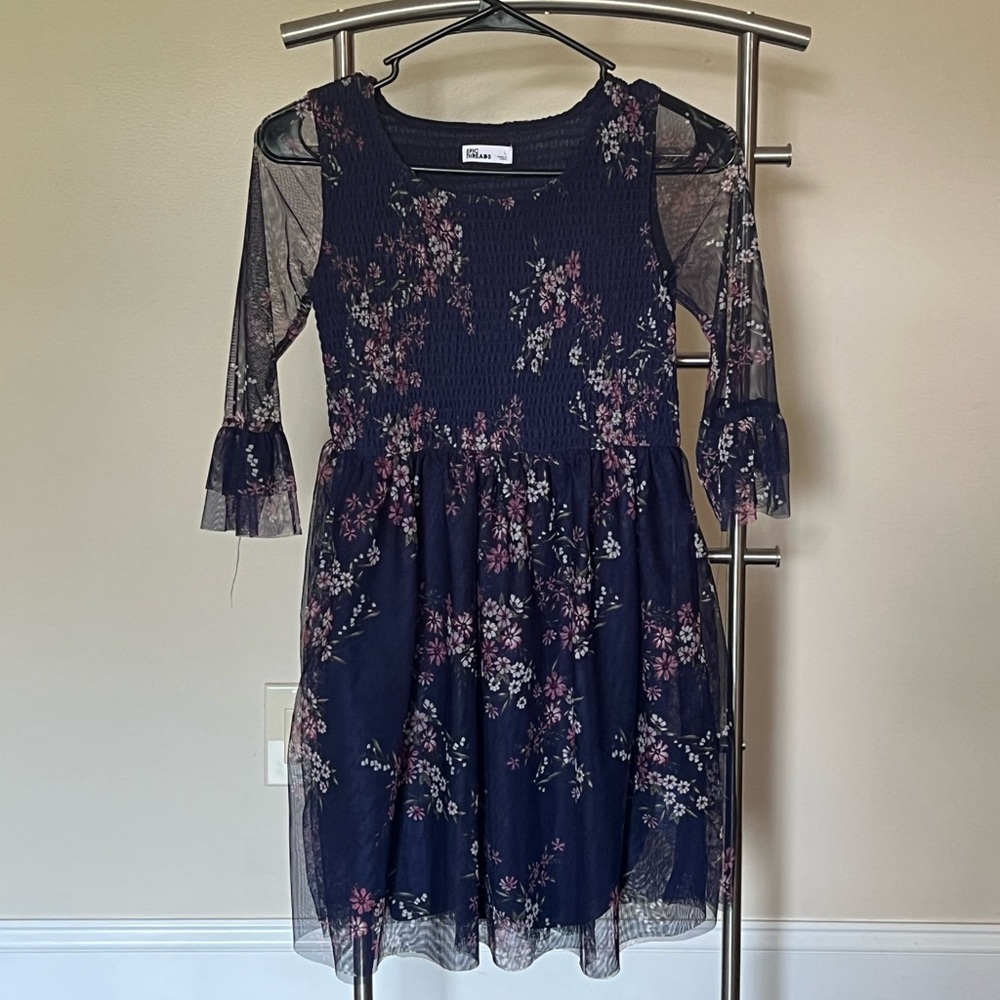 Blue Floral Dress